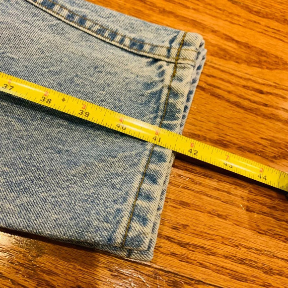 Vintage Lee Deadstock Denim Blue Jeans Women’s Made In USA NEW - Picture 12 of 12